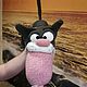 Кот обжорка,кот вязаный, Мягкие игрушки, Нижний Новгород,  Фото №1