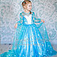 Carnival costume 'Elsa' Art.-482. Carnival costumes for children. ModSister/ modsisters. Ярмарка Мастеров.  Фото №6