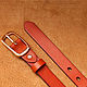 Order Genuine leather belt 'ISIDA' for women / Leather Belt. EZCASE - Leather Design Studio. Livemaster. . Straps Фото №3