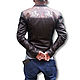 Mans Leather Jacket. Mens outerwear. Lollypie - Modiste Cat. My Livemaster. Фото №5