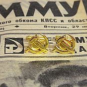 Украшения handmade. Livemaster - original item Cufflinks with Soviet - style 