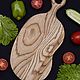 Wooden serving Board 'Bob'. Color 'walnut'. Scissors. derevyannaya-masterskaya-yasen (yasen-wood). Online shopping on My Livemaster.  Фото №2