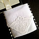 Handkerchief women's white lace monogram embroidery. Handkerchiefs. mybroidery. Online shopping on My Livemaster.  Фото №2