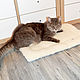  Лежанка-коврик для кошек и собак. Лежанки. Swcollection. Интернет-магазин Ярмарка Мастеров.  Фото №2