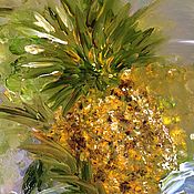 Картины и панно handmade. Livemaster - original item Pictures: Oil Painting Pineapple Journey. Handmade.