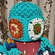  Бирюзовый. Палантины. Лидия (Knittinq). Ярмарка Мастеров.  Фото №6
