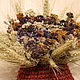 Order Pots of jute with dried flowers wall .table. Ekostil. Livemaster. . Pots1 Фото №3