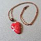Red Heart Pendant, Heart Pendant, Red Heart, Pendants, Moscow,  Фото №1