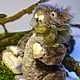 Rabbit in the style of Teddy nature, realistic toy, handmade. Stuffed Toys. Zlata's fantasy dolls. My Livemaster. Фото №5
