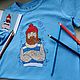 Children's T-shirt with hand embroidery ' Boatswain'. T-shirts and tops. hobby-as-art. Online shopping on My Livemaster.  Фото №2