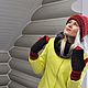 Комплект шапка, снуд и варежки "Лиса Алиса". Комплекты головных уборов. Домик Ольги Ладо. Ярмарка Мастеров.  Фото №5