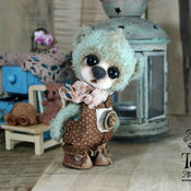 Куклы и игрушки handmade. Livemaster - original item Mint bear a Minivan. Handmade.