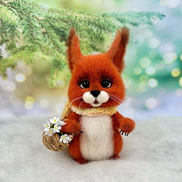 Куклы и игрушки ручной работы. Ярмарка Мастеров - ручная работа Белочка. Handmade.