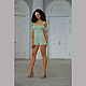 Crochet female romper, decorated by natural stones. Jumpsuits & Rompers. ekaVIEW. Online shopping on My Livemaster.  Фото №2
