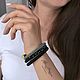 Браслет из бисера на основе. Браслет жесткий. _alena_malygina_ (malygina92). Ярмарка Мастеров.  Фото №4