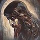 Picture: ' The Head of Christ', N. A. Koshelev, copy, Pictures, Moscow,  Фото №1