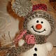 Snowman in hat. Snowmen. svetlalife (svetlalife). Online shopping on My Livemaster.  Фото №2