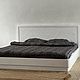 Кровать из массива с подъемником и наборным изголовьем №291. Кровати. Семейная мастерская 'Панихин'. Ярмарка Мастеров.  Фото №4