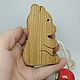 Order Lacing-wooden toy bear Valya. Shop Grizunok teether. Livemaster. . Lacing cards Фото №3