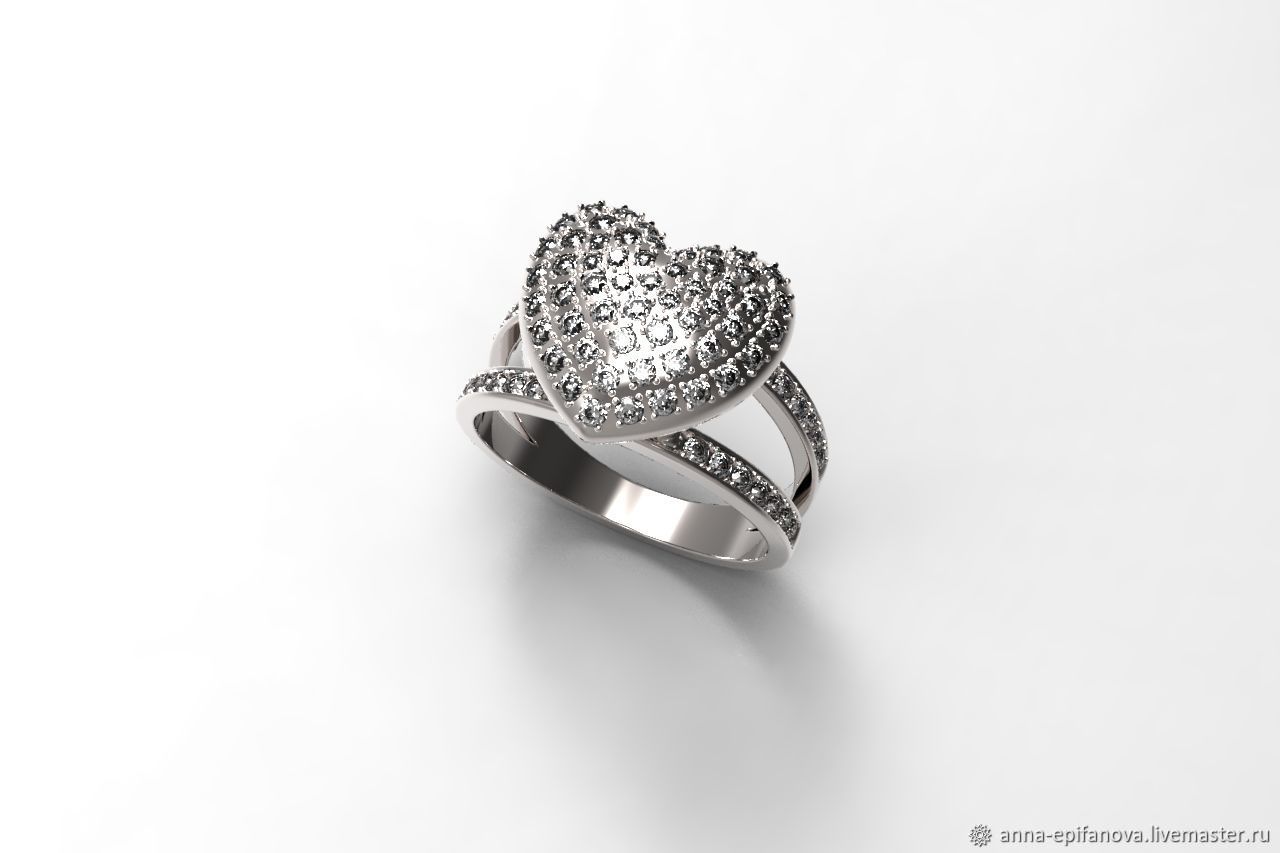 Hearts Ring STL file