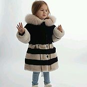 Одежда детская handmade. Livemaster - original item Children`s mouton fur coat 