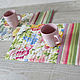 Gifts on February 14: Two placemats are water repellent In the garden, Gifts for February 14, Moscow,  Фото №1