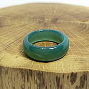 Украшения handmade. Livemaster - original item 20.5 r-r Ring green tinted agate (ZTA20585). Handmade.