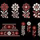 Set of machine embroidery designs in folk-ethnic style.
Design for machine embroidery different formats pes, hus, jef, dst, exp, vp3, vip, xxx