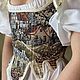 Корсет с фестонами в историческом стиле. Корсеты. Kira Biryukova_Paskal. Ярмарка Мастеров.  Фото №4