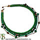 'Forest nymph' necklace multi-row harness, Necklace, Voronezh,  Фото №1