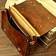 Мужской портфель "Lexter" (Лекстер) Cognac. Портфель. Jim Hawkins (Константин). Ярмарка Мастеров.  Фото №4