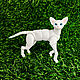 Шарнирный бжд кот ориентал. Шарнирная кукла. Qwerty Fox. Ярмарка Мастеров.  Фото №7
