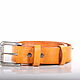 Men's leather belt 'Sunrise L'. Straps. Crazy RHYTHM bags (TP handmade). Ярмарка Мастеров.  Фото №6