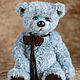 Мишка тедди голубой с голубыми глазами. Мишки Тедди. Teddy by Olga Prokudina. Ярмарка Мастеров.  Фото №5