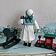Елочные игрушки из ваты: морячка. Елочные игрушки. Radost-na-elke-. Ярмарка Мастеров.  Фото №6