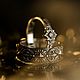 Обручальные кольца с розовым фианитом. Обручальные кольца. ArteryJewelryStore. Ярмарка Мастеров.  Фото №4