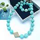 Amazonite necklace 'Mint Mood». Necklace. Magical Beauty Gems. Online shopping on My Livemaster.  Фото №2