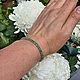 Браслет: Изумрудная дорожка. Браслет-цепочка. Jewelry fashion. Ярмарка Мастеров.  Фото №4