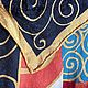 Винтаж: Платок Christian Fischbacher, Швейцария. Платки винтажные. 'Голландская Вест-Индская компания'. Ярмарка Мастеров.  Фото №6