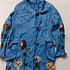Cloak linen 'Flowers and cats', Raincoats and Trench Coats, Temryuk,  Фото №1