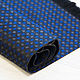 Blue narrow men's scarf ' English button', Scarves, Moscow,  Фото №1