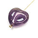 Аметист натуральный Сердечки 14 мм, НК93, ШТУКА. Бусины. iva_crystals_Камни. Интернет-магазин Ярмарка Мастеров.  Фото №2