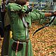 Эльфийское льняное платье со шнуровкой, Костюмы для косплея, Москва,  Фото №1