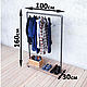 Monopoli - clothes rack with loft-style shelf. Hanger. Vstileretro (vstileretro). My Livemaster. Фото №6
