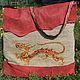 Рисунок на сумке-талисмане "Солнечный Дракон", Сумка-мешок, Чехов,  Фото №1