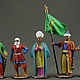 Tin soldier 54mm. Hand painted. Set of 5 pieces. Turki, Military miniature, St. Petersburg,  Фото №1