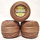 Canarias  Yarn Art  Турция 
color 0015 темный бежевый

пряжа Канарис Ярн Арт тонкий мерсеризованный хлопок для кружева и вышивки в технике хардангер