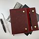 A5 diary in a removable cover on a magnet made of genuine leather. Diaries. KullikovCraft. My Livemaster. Фото №6
