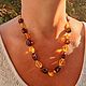 Amber Beads made of real amber As a gift for mom to wife, Beads2, Kaliningrad,  Фото №1
