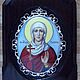 Ikon ,, Saint Galina". Icons. Art enamel (rostov76). My Livemaster. Фото №5